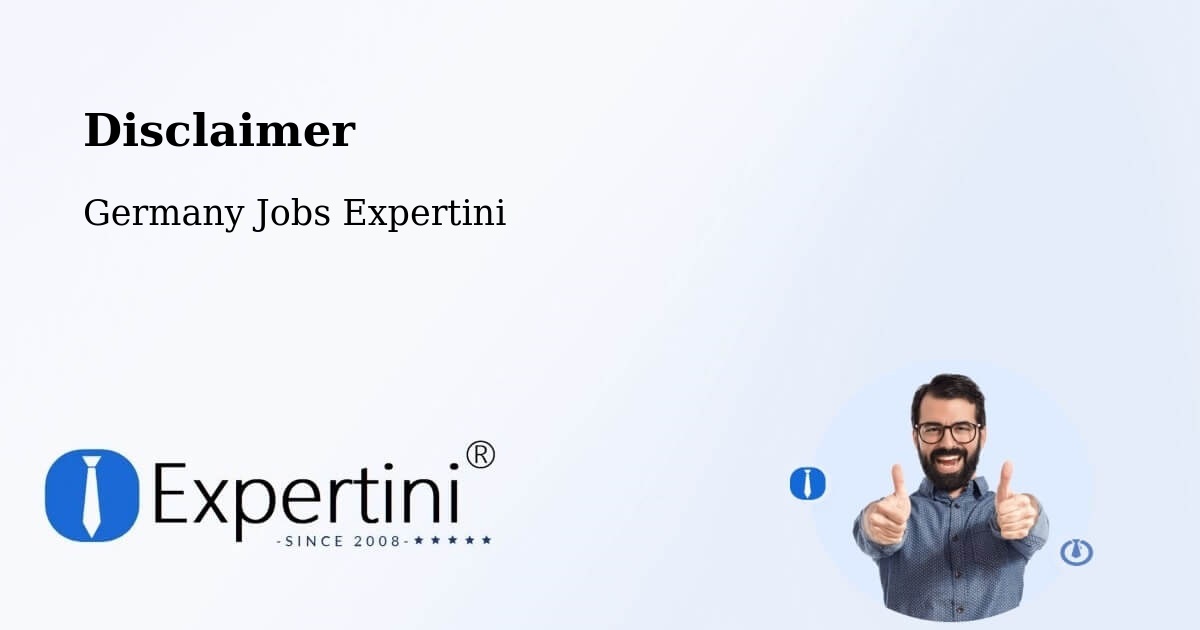 Disclaimer – Zöblitz - Germany Jobs Expertini