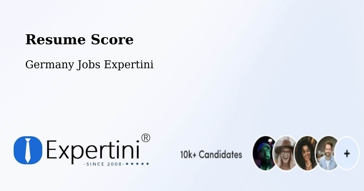 Resume Score & Job Description Match Tool – Zöblitz - Germany Jobs Expertini