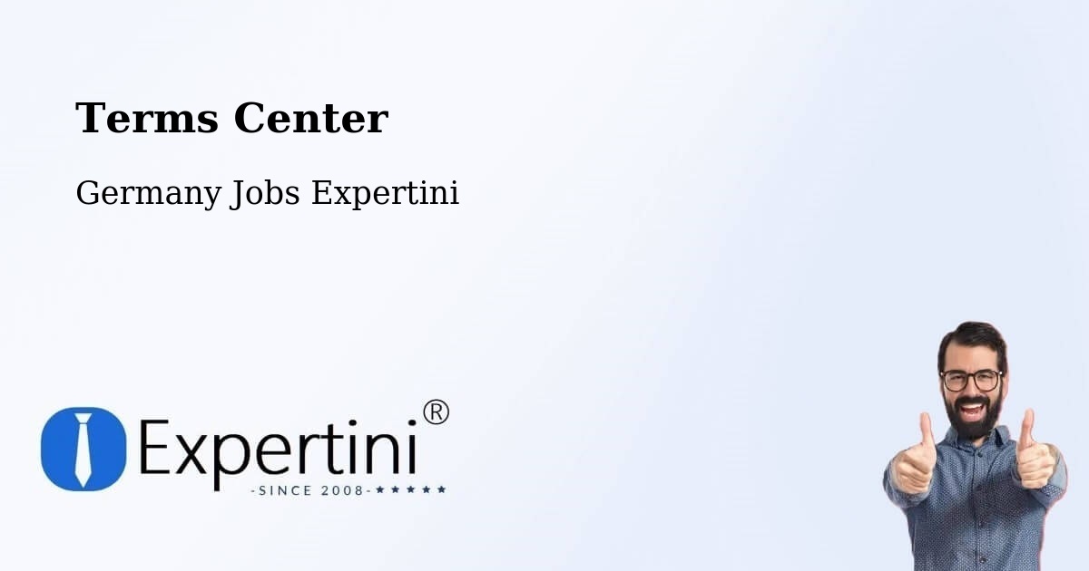 Terms Center - Germany Jobs Expertini